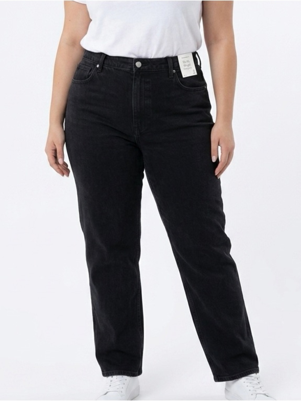 Abercrombie & Fitch The 90s Straight Ultra High Rise Jeans Black US 24 L 48"x31"